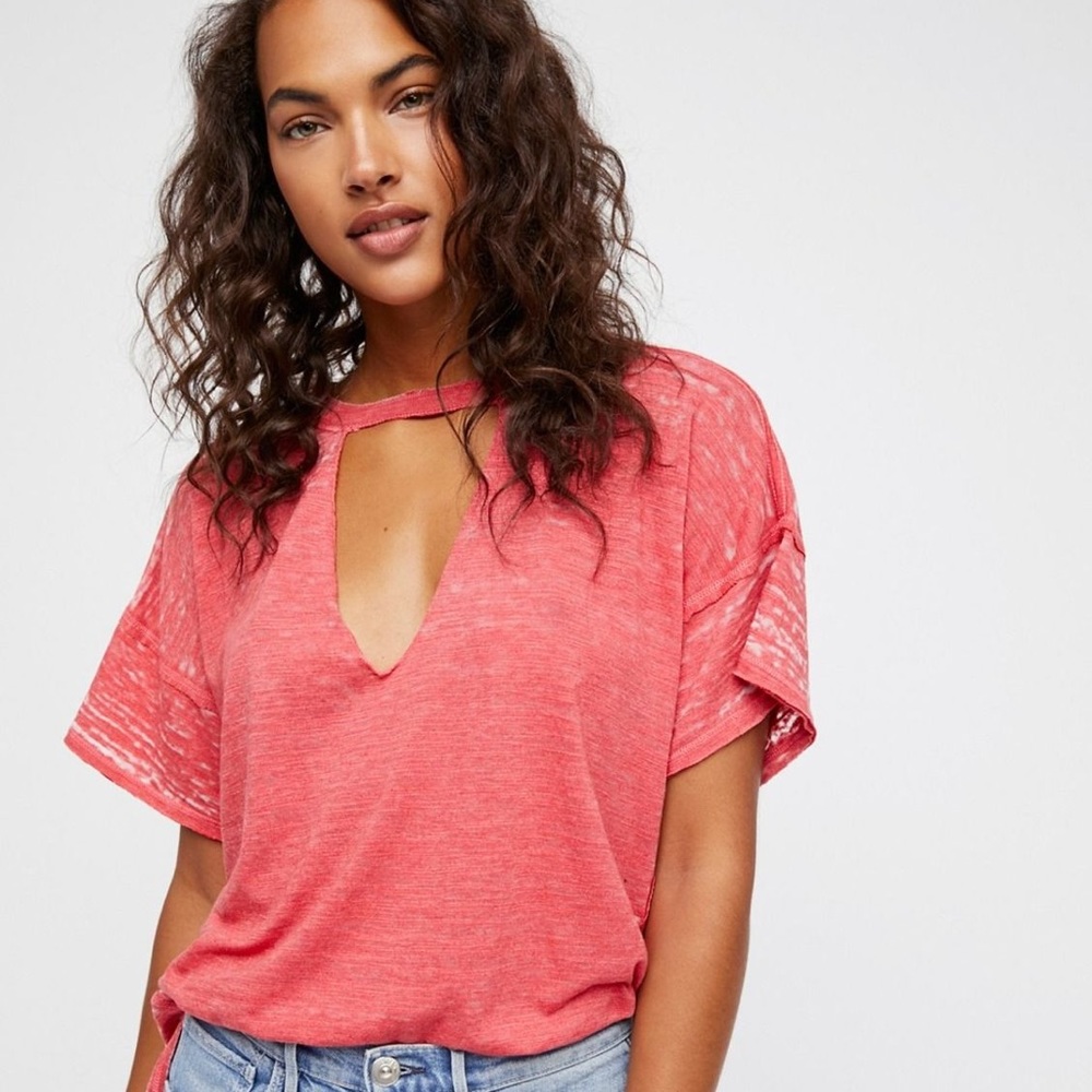 Free People We the Free Jordan Burnout Tee XS